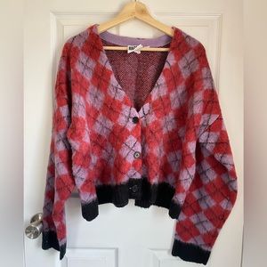 Ragged Cropped Cardigan